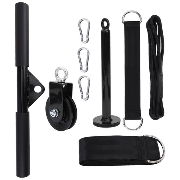 9-delars DIY Träningsutrustningsset Laststift Triceps Pulldown Remhjulssystem