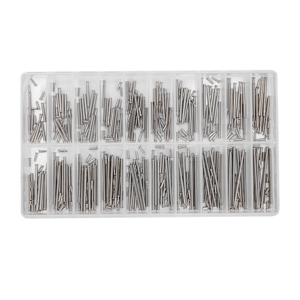 Friktionsstift i rustfrit stål, 1,2 mm tyk, til urarmbånd