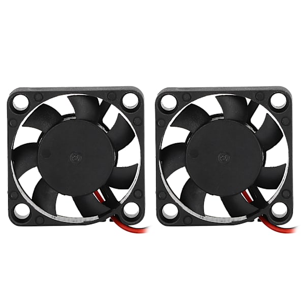 2 Små Kjølevifter med Skruer Mini CPU-Kjøler for Raspberry Pi 4B 3B 2B