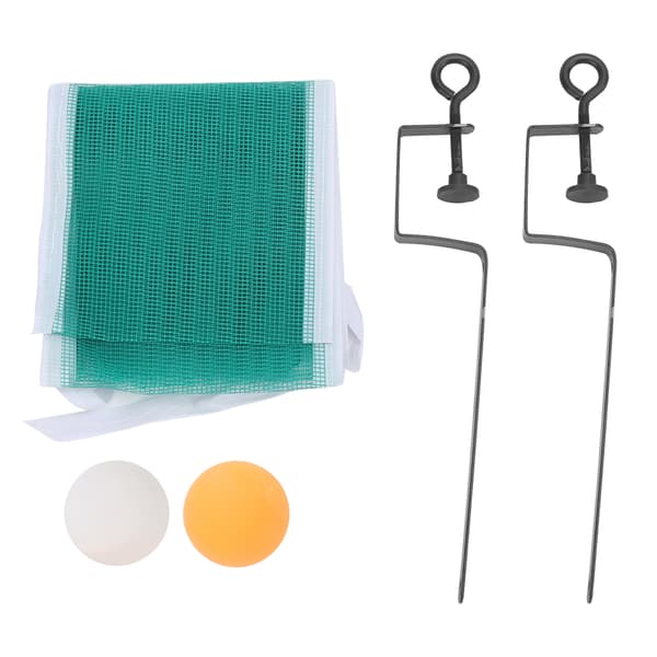 Bärbart Mini Bordtennisnät Stolpset med Meshboll