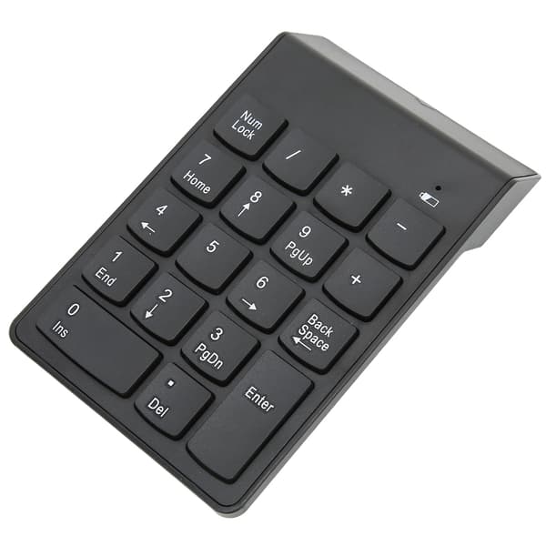 Trådløst Mini Numerisk Tastatur 18 Taster 2,4 GHz Stabil Forbindelse Ergonomisk Design Bærbar Computer