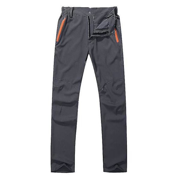 Miesten casual retkeilyhousut Dark Grey S