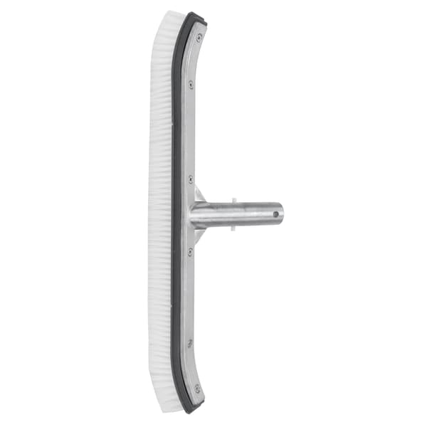 45,7 cm Aluminium Pool Rengøringsbørste Grå Pooltilbehør