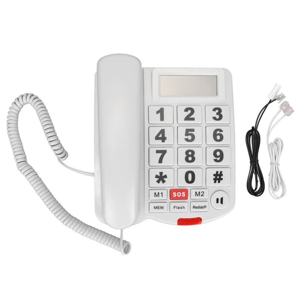 LD 265CID Trådløs telefon One Touch Dial Håndfri Nummerpræsentation Hørehæmmede Seniorer