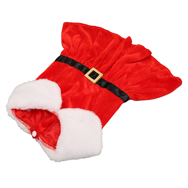 Julekostume til hunde, åndbart, elastisk vintertøj til små hunde og katte, XL