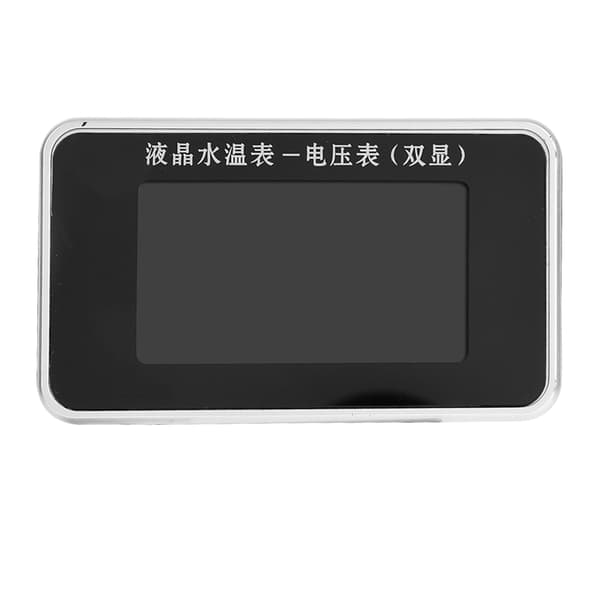 2st 12V 24V 36V Bil LCD Voltmeter 10mm Vattentemperaturgivare
