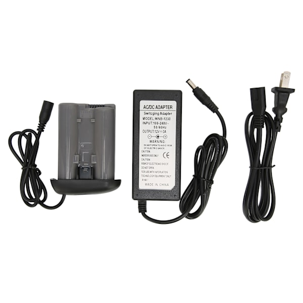 Nikon D4 D4S D5 D6 EL18 DC Eksternt Full Dekoding Dummy Batteri med AC-adapter 100 240V US-plugg