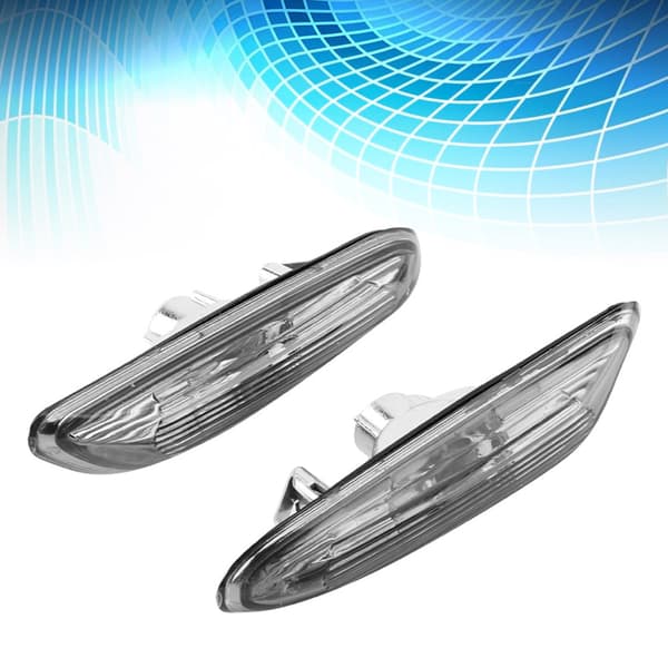 2. Sidemarkeringsblinklys uten pære for E90 E91 E92 E93 3-serie 2006-2011 Grå