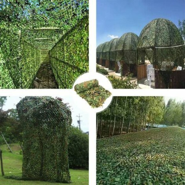 Camouflage Net, Militær Camouflage Net til Jagt Anti UV Udendørs Fritid Camping Deco Barer Bil, Multi-Size Camouflage