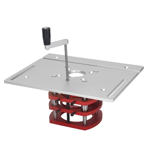 Manuelt freseheissystemsett Fresebord Saginnlegg Baseplate Sølv