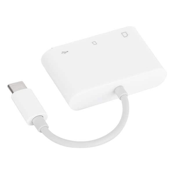 USB C SD TF Kortlæser Kamera Adapter Konverter Multifunktion Hukommelseskabel Skriver