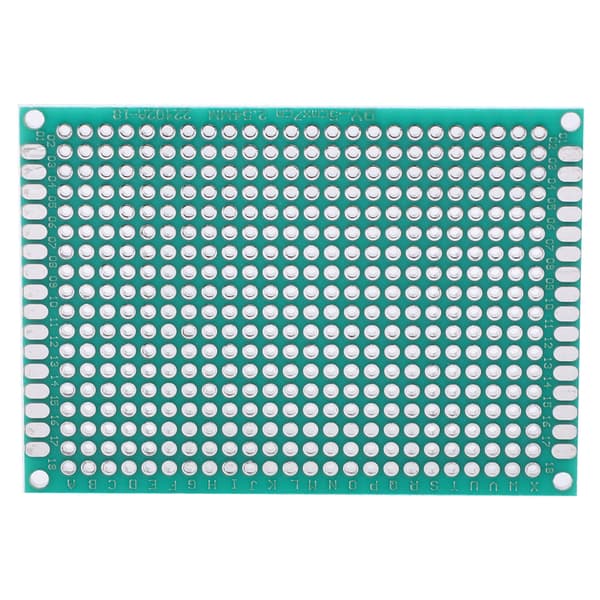 10 st 5x7cm dubbelsidig prototyp PCB förtennad kretskort kopplingsdäck