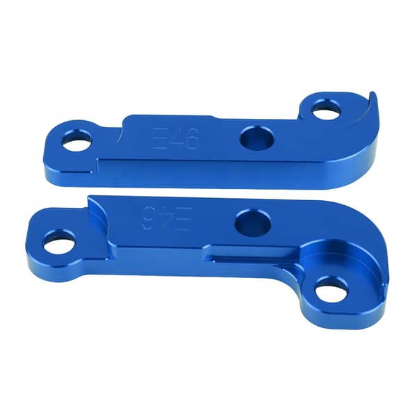 Aluminium Power Tuning Drift Lock Adapter Kit Ökar Styrvinkeln med 25% för BMW E46 M3 Blå