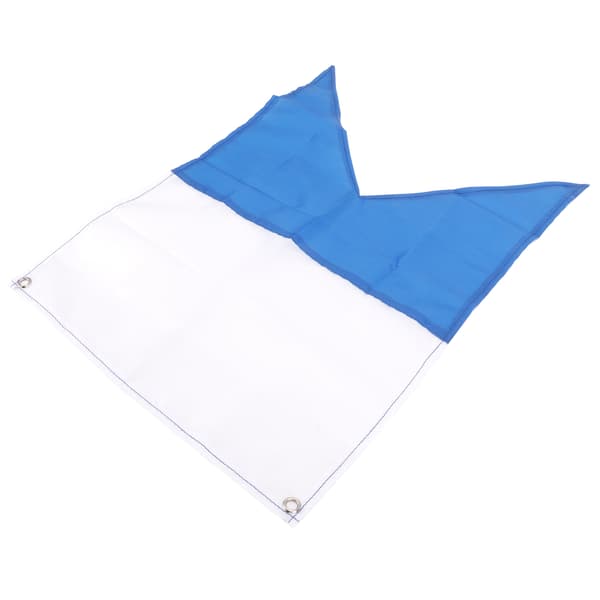 Blå Vit Dykflagga 49x35cm Idealisk för Snorkling och Undervattensaktiviteter