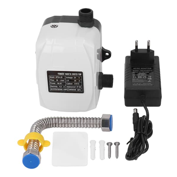 180W Boosterpump Högtryck DC24V Diskbänk Dusch EU-kontakt AC100-240V
