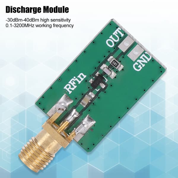 RF Detektor Modul Envelope Demodulation AM 0.1 til 3200MHz Høj Følsomhed