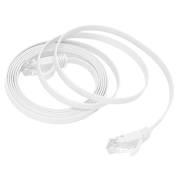CAT6 Ethernet-kabel 8-kärnig Gigabit Twisted Pair Platt Koppar Nätverkskabel 2m