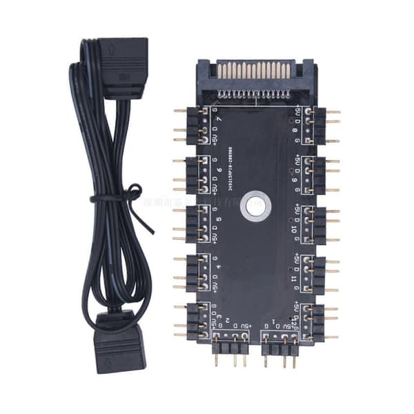 ARGB LED Hub 5V 3pin til problemfri integration af flere enheder i brugerdefinerede pc-miljøer Desktop ARGB-styring prise SATA