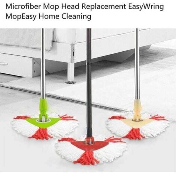 4 Clean Twist Disc -mopin set , 2 in 1 -mikrokuituinen moppipää Vileda Turbolle. Helppo vääntää ja puhdistaa