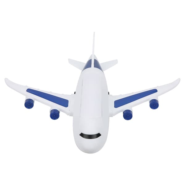 Elektriskt flygplan Leksaksflygplan Musik Ljus Rotation Modell Upp och ner Giftfri Barnpresent