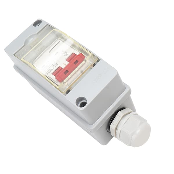 2P DC 500V 32A MCB Strømbryter IP65 Vanntett Distribusjonsboks Uten Kabel