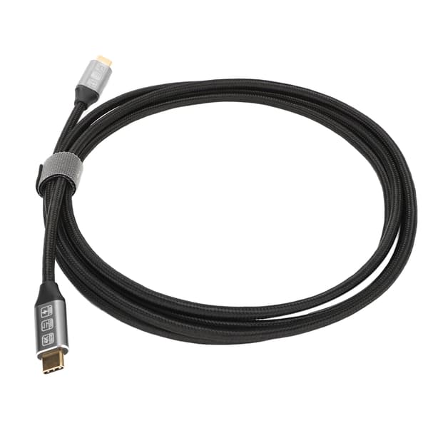 USB C til USB C 3.1 Gen 2 kabel 100W 20V 5A strømlevering 4K 60Hz video utgang 10Gbps data synkronisering USB C kabel med E-markeringsplate 1m