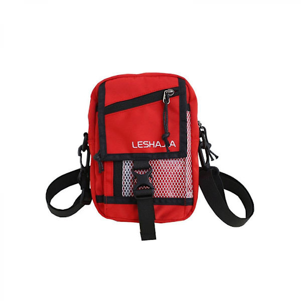 Dame lille messenger taske Vintage skuldertaske Firkantet tegnebog Letter Messenger Bag A916-841 Red 2