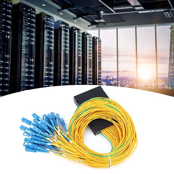 Single Mode Fiber Optisk Splitter 1x32 PLC Splitter Modul SC UPC Interface
