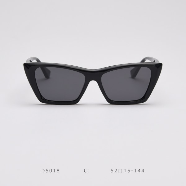 Polarized Cat Eye-solglasögon för damer Tortoiseshell grey