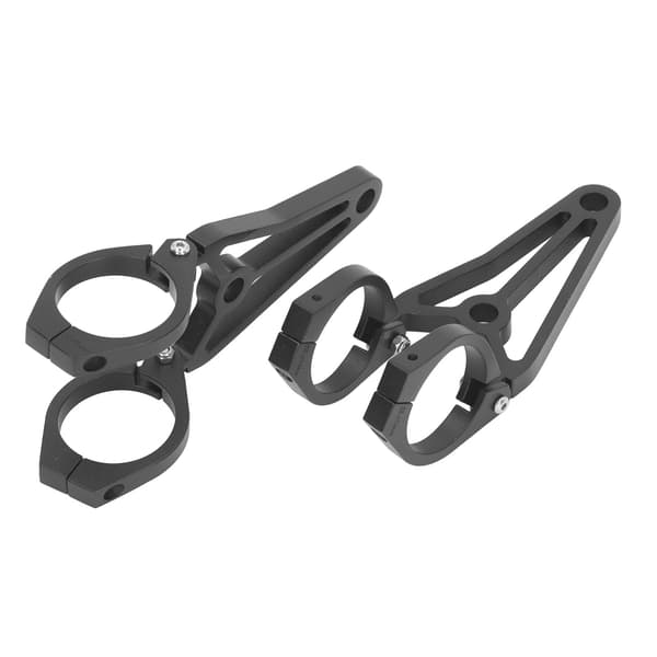 2 stk. Motorcykel Forlygtebeslag 33 til 41 mm Gaffelrør Hovedmontering Lampeholder Udskiftning til Suzuki