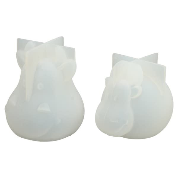 3D Ku Silikonform Dyrefe Epoxy DIY Silikonform