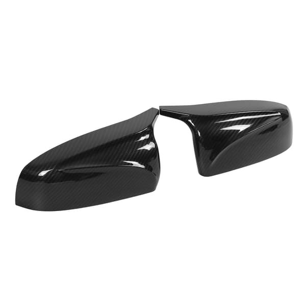 2 stk. bildør sidespeildeksler vanntett erstatning for E70 X5 2007-2013 karbonfiberstil