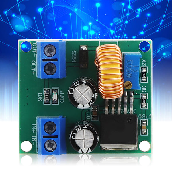 DC 3V 5V 12V til 36V Høj Effekt Justerbar Step Up Boost Konverter Modul