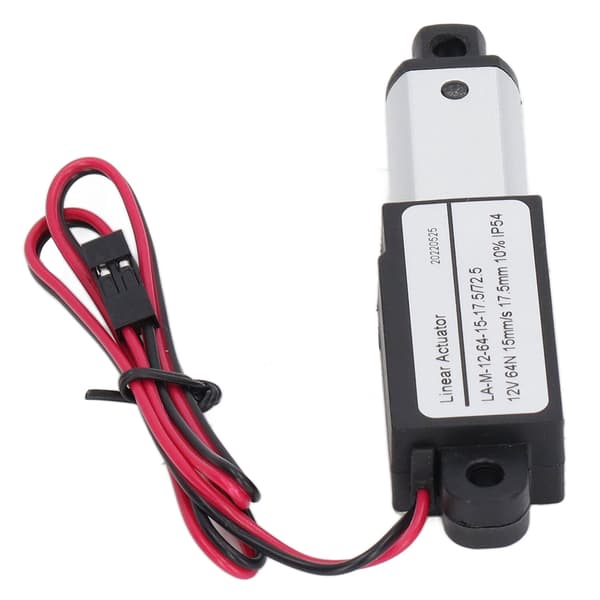 12V DC Mini Lineær Aktuator 17,5 mm Slaglængde 0,7 Tommer ABS Aluminium til Landbrugsmaskiner
