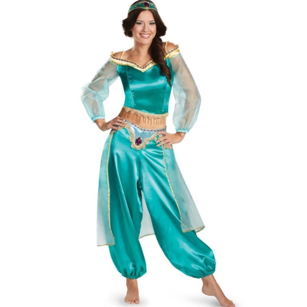 Cosplayn seksikäs Aladdin Jasmine -asu XL