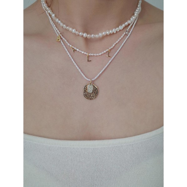 Halsband Letter Akoya Girls&#39; Modesmycken Ac3398 M