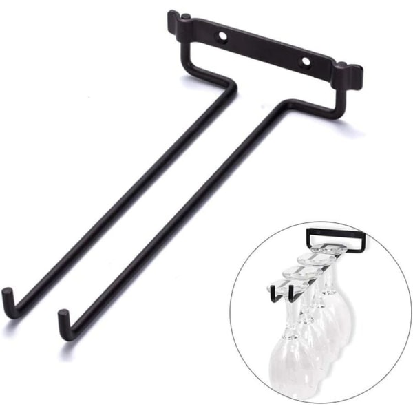 Hushållshållare för vinglas för hängande vinglas (MD18E (30,0cm*2,0cm*2,0cm)