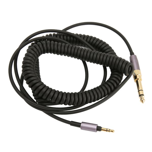 3,5 mm til 3,5 mm lydforårskabel OFC kerne 3,5 mm lydforårstrækbart kabel 5 m til bilhøjttaler tablet PC