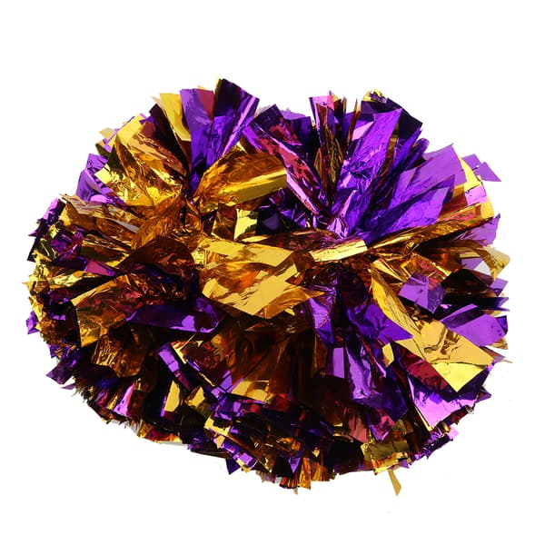 2 stk. Dobbelt Hoved Cheerleading Dance Pompoms Blomst Bold til Sport Match Tilbehør