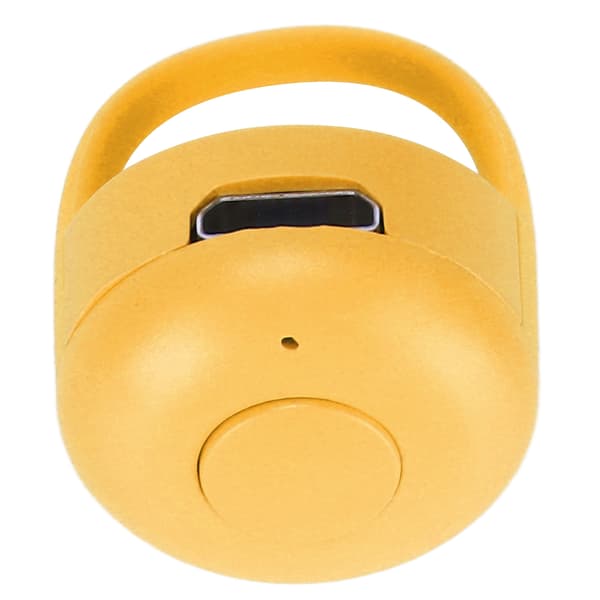 Smart Ring Controller Handy Praktisk Bluetooth Fjernbetjeningsring til Alle Smartphones Gul