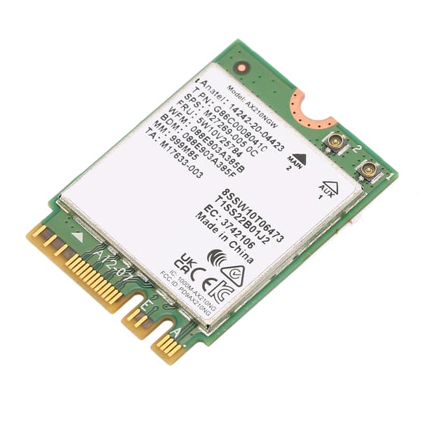 Intel AX210 WiFi 6E Bluetooth 5.2 Tri Band M2 NGFF -verkkokortti
