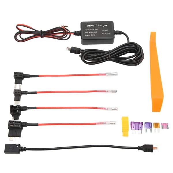 12V 30V til 5V lavspenningsbeskyttelse Hardwire Kit for Dash Cam GPS-navigator