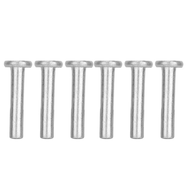 100 stk. GB867 M4 Aluminium Flat Head Solid Rivets M4x25