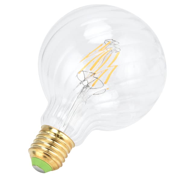G95 LED E27 4W Dæmpbar Pære Varmt Lys Transparent Hotel Cafe Dekoration