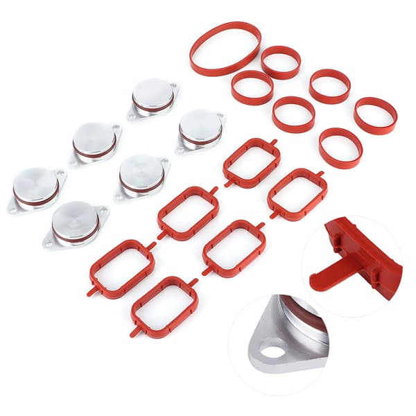 Swirl Blanks Flaps Reparasjonssett med Inntaksmanifolder 11617790198 Passer for E38 E39 E46 E53 E60 Diesel