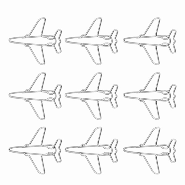 Flygplansgem - 10 st Set för att organisera dokument