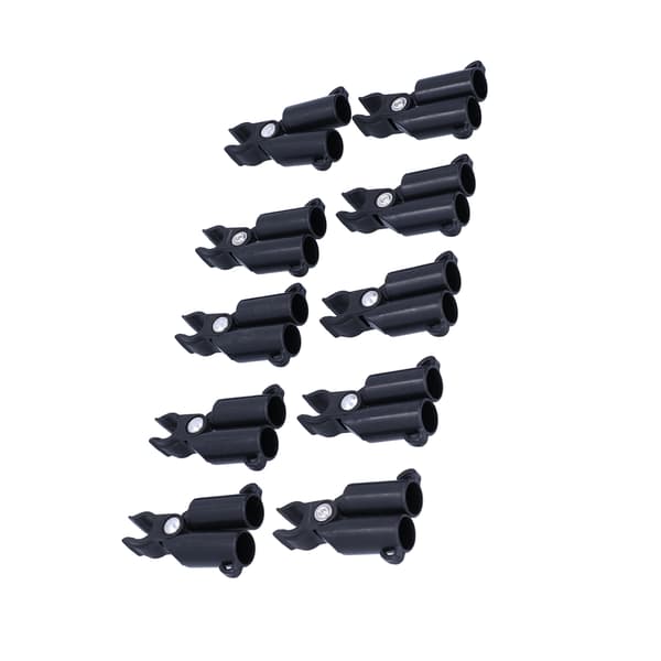 10-pack A-typ Trädgårdsstöd för växter Kopplingsklämmor 16 mm ID Fästpinnar