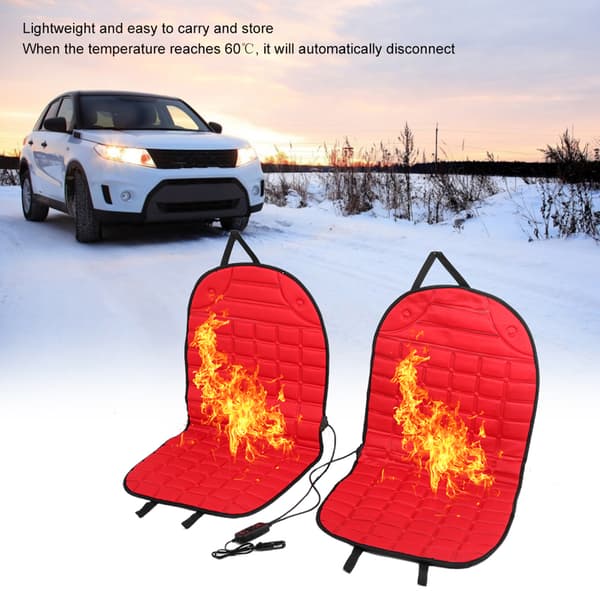 Oppvarmet dobbelt setepute 12V bilvarmerpute