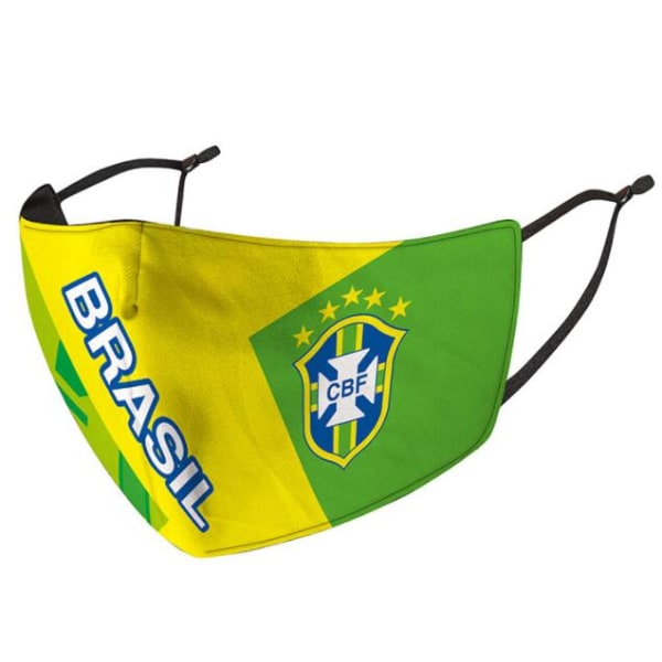 Fodboldfan tynd åndbar maske (XKZ-129 Brasilien)
