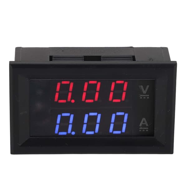 Digitalt Voltmeter Amperemeter DC 0-100V 50A LED-display Spenning Strøm Tester med Shunt